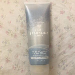 Bath and Body Works Fresh Sparkling Snow Body Cream